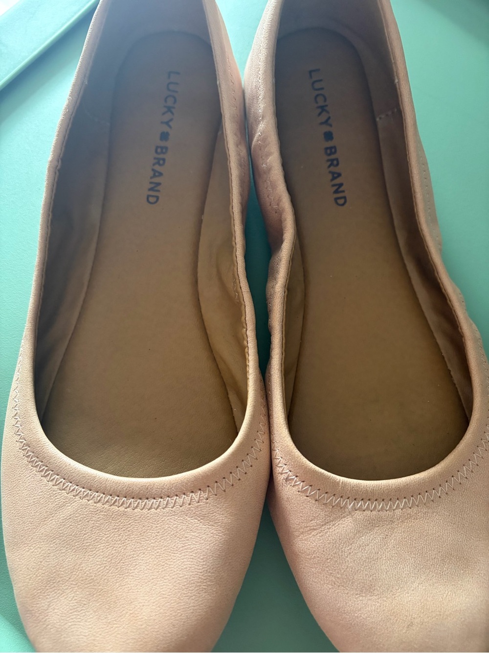 Lucky Brand Women’s Pink beige Ballet Flats - Picture 2 of 10